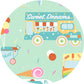 Sundae Funday Zip Romper w/Convertible Footies