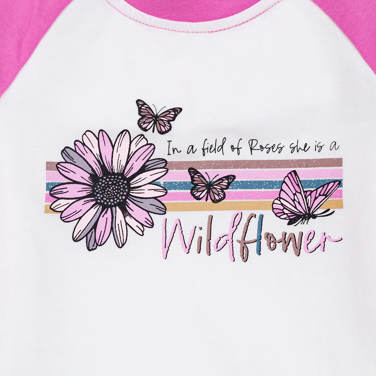 Pink Wild Flower Romper