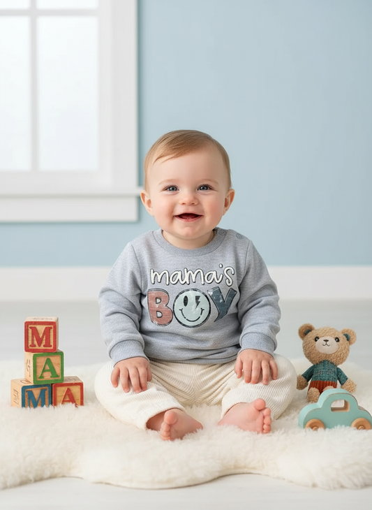 Mama's Boy Baby Sweatshirt