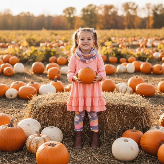 Pumpkin Pastel Pants Set