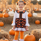 Premium Orange Halloween Pumpkin Girl Set