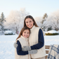 Cream Mom&Me Puffer Vest