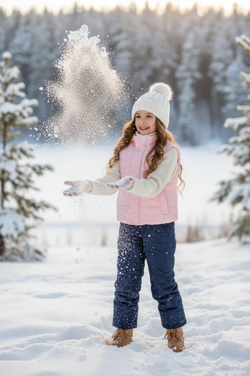 Pink Mom&Me Puffer Vest